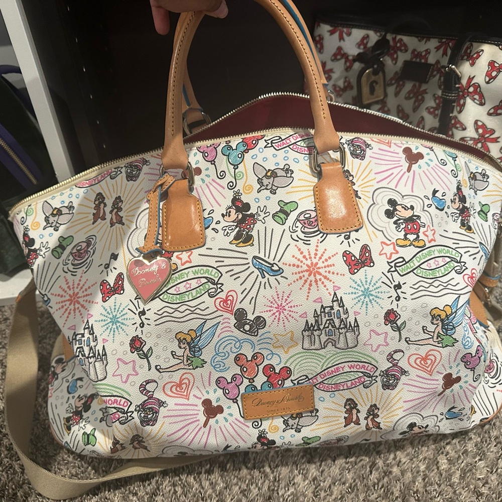 Dooney & Bourke Disney World Patterned Travel Bag